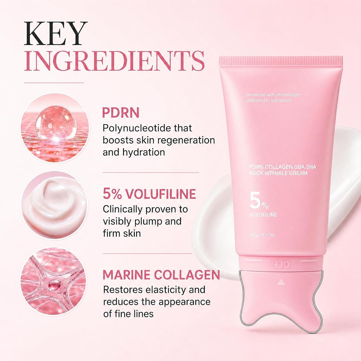 Medicube PDRN Gua Sha Neck Cream