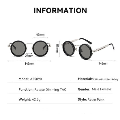🕶️ VantaGear. 9-Level Adjustable Tint Sun glasses