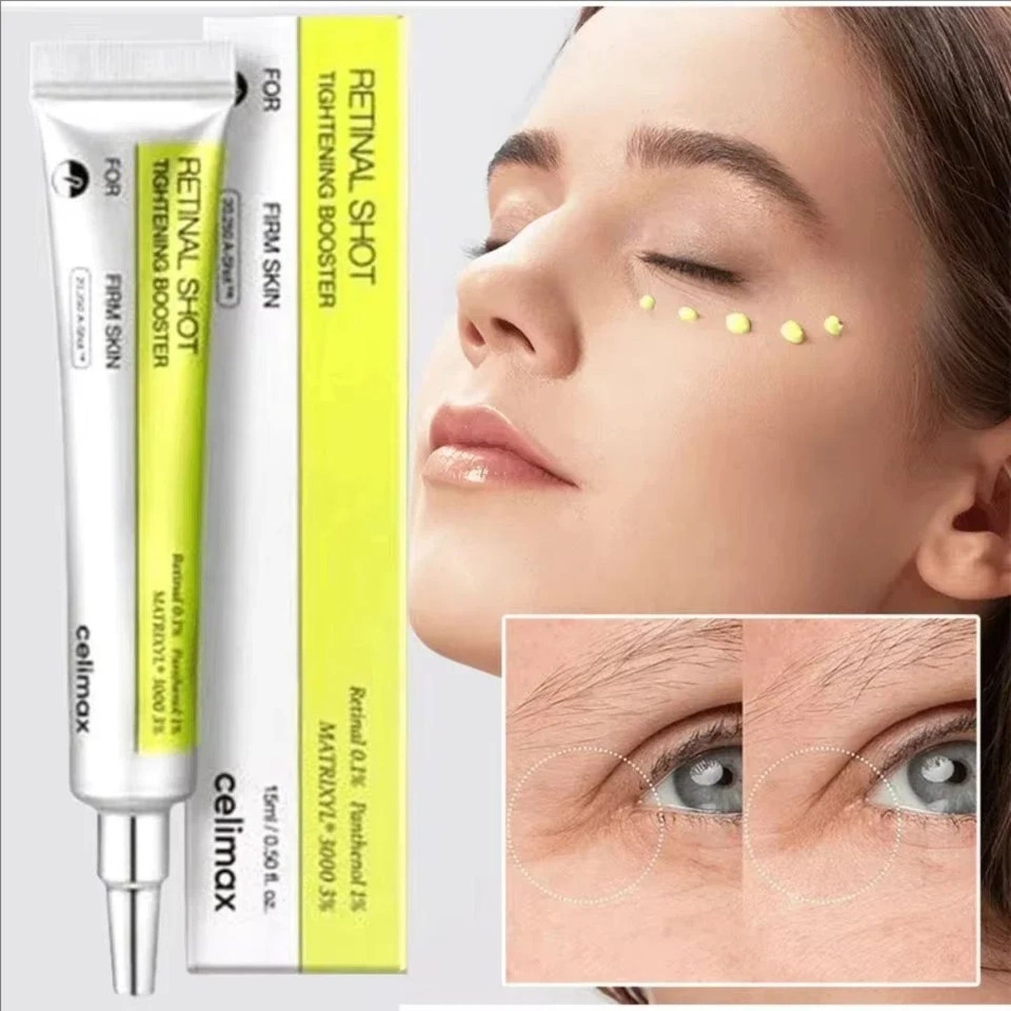 Celimax Retinal Tightening Booster + FREE Gift 🎁 : Celimax Retinol Shot Tightening Serum