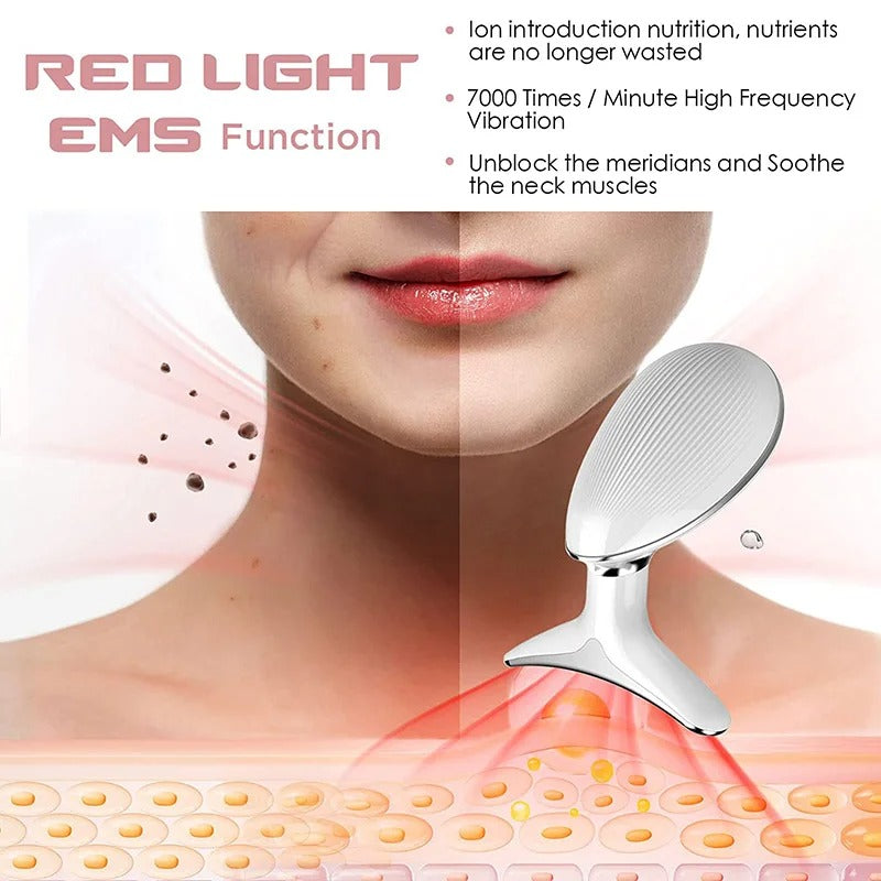7-in-1 LED Face & Neck Massager — Skin Tightening & Anti-Aging Device