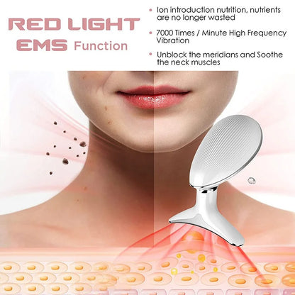 7-in-1 LED Face & Neck Massager — Skin Tightening & Anti-Aging Device